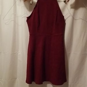 Altard State Suede Halter Dress